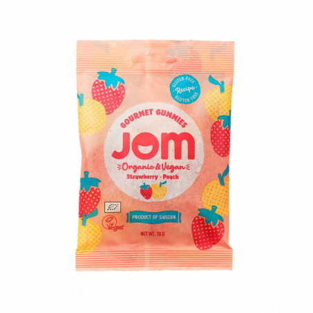 JOM - Strawberry & Peach Ekologiskt & Veganskt