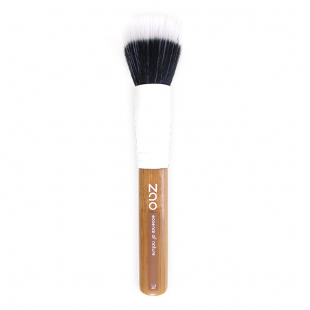 Zao Organic Makeup - Foundation Brush Duo Fiber