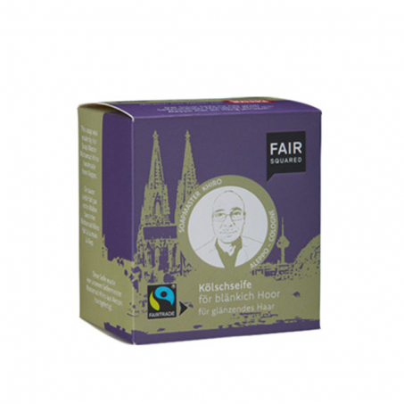 Fair Squared - Fairtrade Ekologisk Fast Schampotvl, fr Skadat Hr