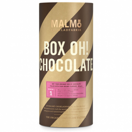 Malm Chokladfabrik - Box oh! Chocolate 40 mix Bitar EKO
