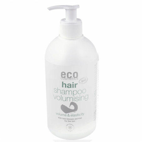 Eco Cosmetics - Schampo Volymgivande med Lindblom och Kiwi, 500 ml