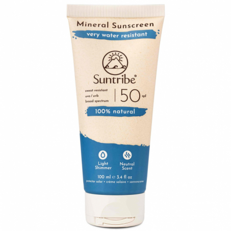 Suntribe - Natural Body & Face Sunscreen SPF 50, 100 ml