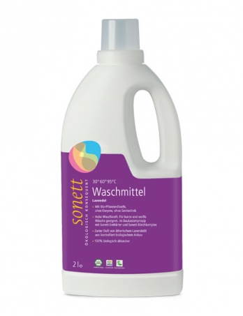 Sonett - Tvättmedel Lavendel 2 l i gruppen Hemmet / Tvätt / Tvättmedel  hos Rekoshoppen.se (01511040)