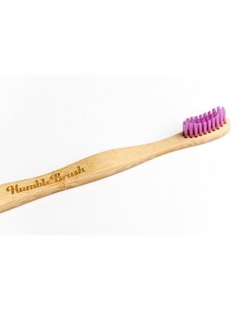 The Humble Co. - Humble Brush Bambutandborste, Vuxen Mjuk Lila
