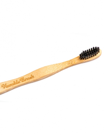 The Humble Co. - Humble Brush Bambutandborste, Vuxen Mjuk Svart