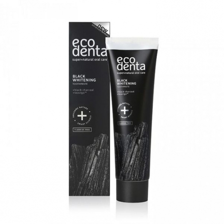 EcoDenta - Black Whitening Toothpaste, Natural & Vegan