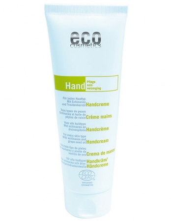 Eco Cosmetics - Handkrm med Echinacea och Druvkrnolja, 125 ml