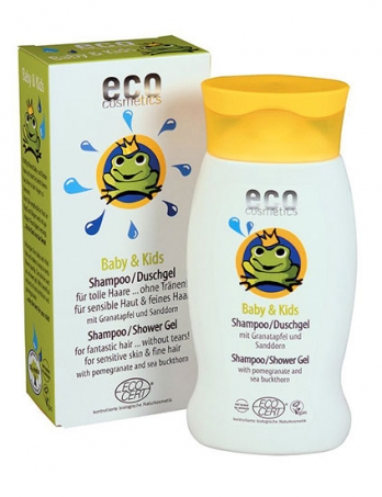 Eco Cosmetics - Baby Kids Shampoo Duschgel, 200 ml