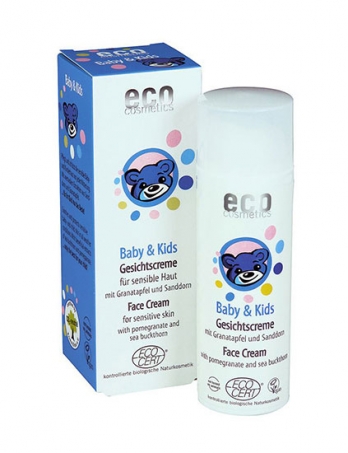 Eco Cosmetics - Baby Ansiktskräm med Granatäpple och Havtorn, 50 ml