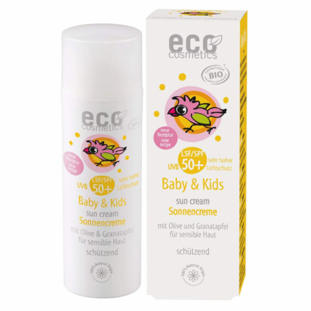 Eco Cosmetics - Baby Solkrm SPF 50+ Granatpple & Havtorn, 50 ml 