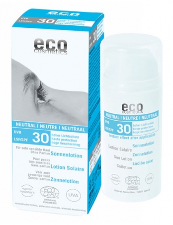 Eco Cosmetics - Sollotion Neutral SPF 30, 100 ml
