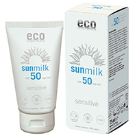 Eco Cosmetics - Sun Milk Sensitive SPF 50, 75 ml