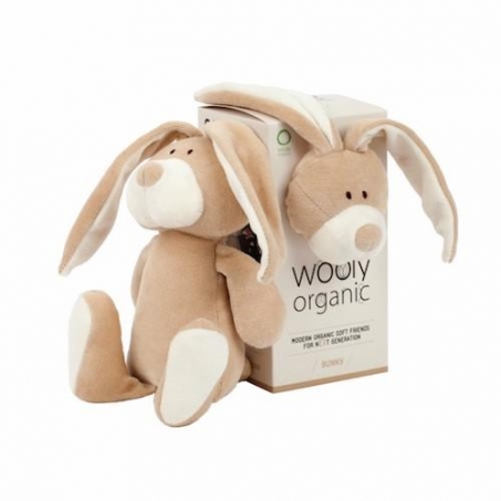 Wooly Organic - Kanin Allergivnlig 20 cm i gruppen Barn / Leksaker / Mjukt  hos Rekoshoppen.se (023707)