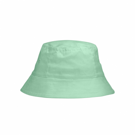 Neutral - Bucket Hat i Ekologisk Bomull , Dusty Mint, M/L