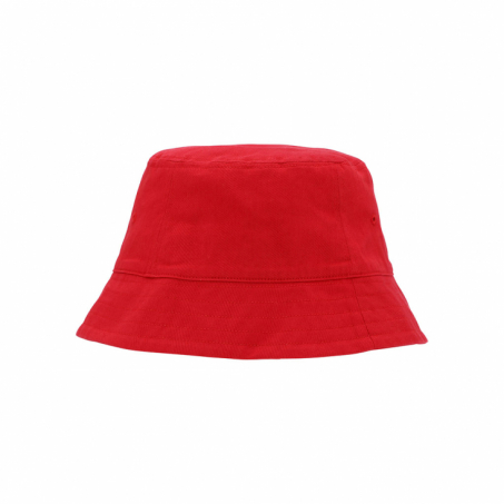 Neutral - Bucket Hat i Ekologisk Bomull , Red, M/L