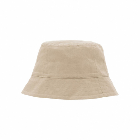 Neutral - Bucket Hat i Ekologisk Bomull , Sand, S/M