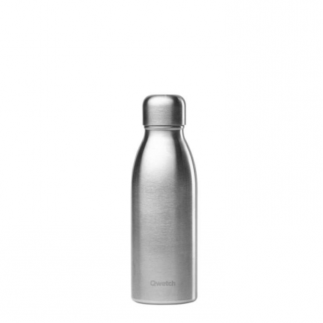 Qwetch - ONE Flaska i Rostfritt Stl Brushed Stainless 500 ml