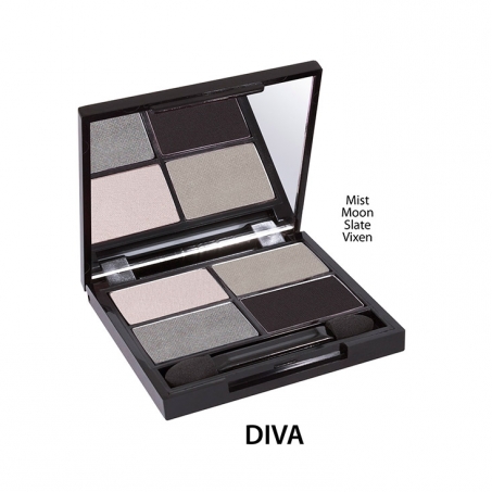 Zuii Organic - Eyeshadow Quad Palette, Diva