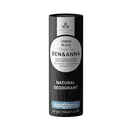 Ben & Anna - Natural Soda Deodorant, Urban Black