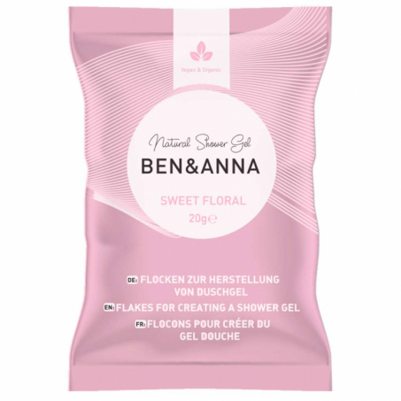 Ben & Anna - Shower Gel Flakes 2 x 20 g, Sweet Floral