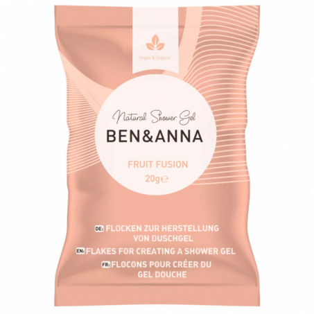 Ben & Anna - Shower Gel Flakes 2 x 20 g, Fruit Fusion