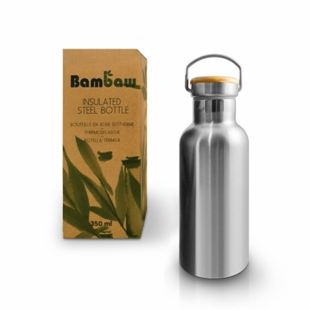 Bambaw - Isolerad Flaska Rostfritt Stål 350 ml