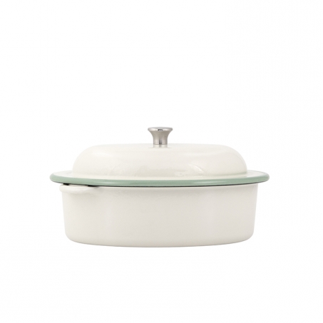 Kockums Jernverk - Gjutjrnsgryta 4 L, Cream Lux
