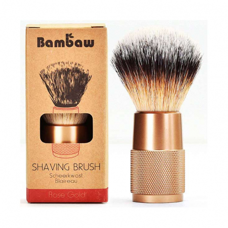 Bambaw - Vegansk Rakborste i Metall, Rose Gold