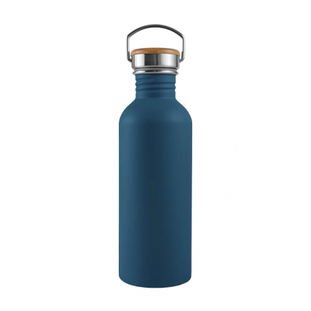 Bambaw - Färgad Flaska Rostfritt Stål 500 ml, Aegean Blue
