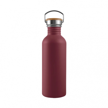 Bambaw - Färgad Flaska Rostfritt Stål 500 ml, Red Berry