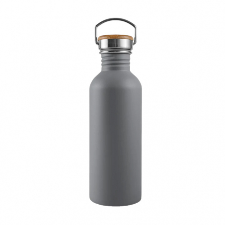 Bambaw - Färgad Flaska Rostfritt Stål 500 ml, Dark Grey