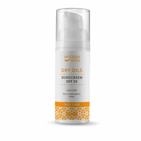 Wooden Spoon - Dry Oil Sunscreen Face SPF 50, 50 ml
