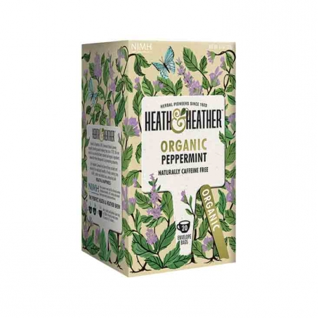Heath & Heather - Organic Tea Peppermint, 20 psar