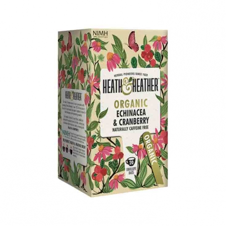 Heath & Heather - Organic Echinacea & Cranberry Infusion, 20 psar