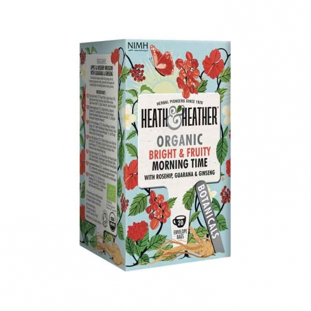Heath & Heather - Organic Bright & Fruity Morning Time, 20 psar
