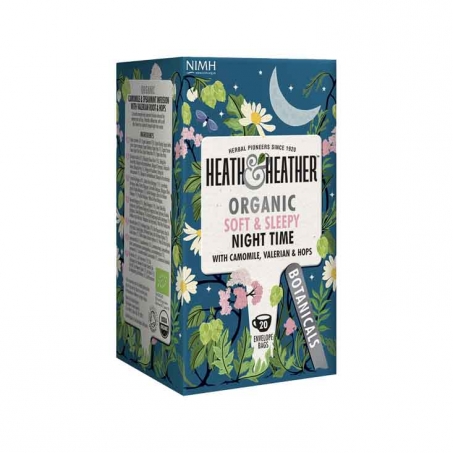 Heath & Heather - Organic Soft & Sleepy Night Time, 20 psar