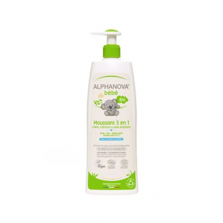 Alphanova - Baby 3 in 1 Body & Hair Bubble Bath 500 ml