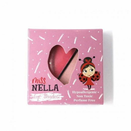 Miss Nella - Giftfri Ögonskugga för Barn, Pink Skies