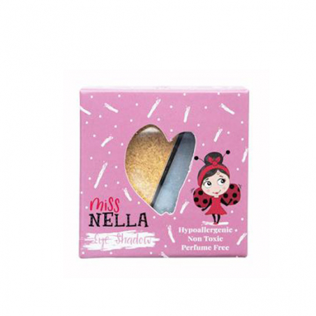 Miss Nella - Giftfri Ögonskugga för Barn, Golden Sands