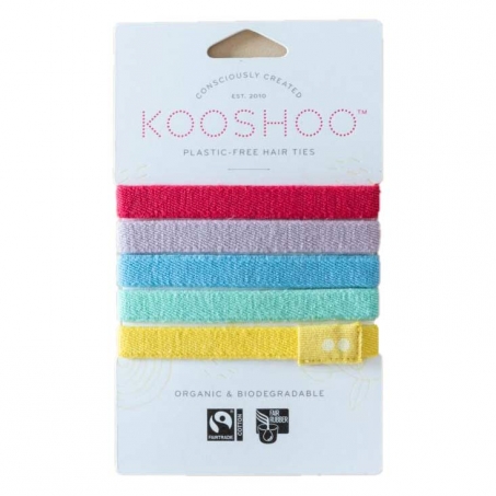 Kooshoo - Ekologiska Hårband 5 st, Rainbow