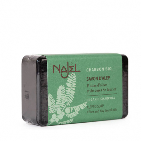 Najel - Aleppotvl med Organic Plant Charcoal100 gr