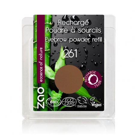 Zao Organic Makeup - Eyebrow Powder, Refill i gruppen Hygien / Smink / gon hos Rekoshoppen.se (124101260R)