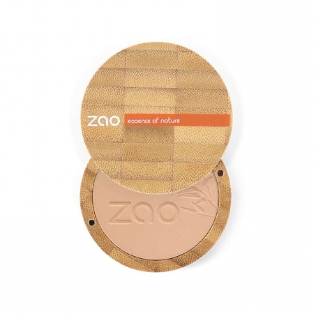 Zao Organic Makeup - Compact Powder, 303 Apricot Beige