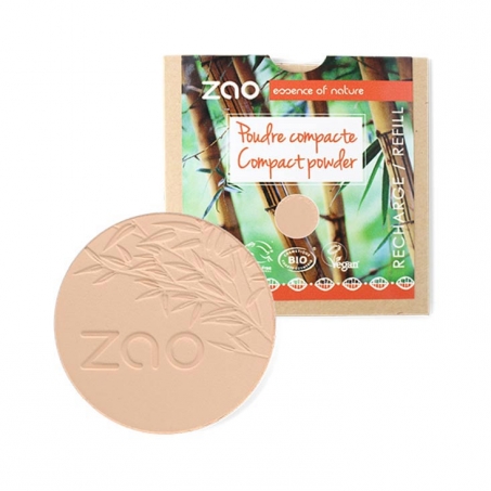 Zao Organic Makeup - Compact Powder, Refill
