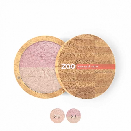 Zao Organic Makeup - Ultra Shiny Eyeshadow, 271 Pinkish Copper