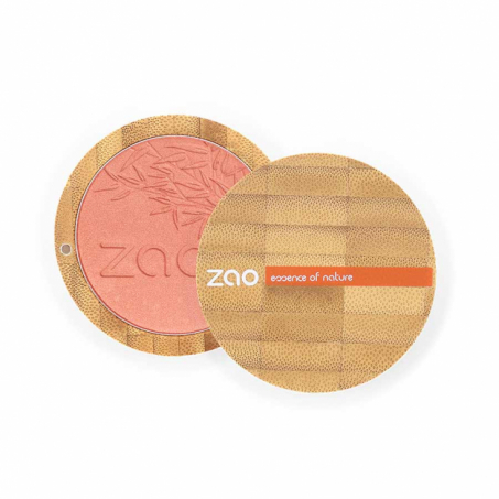 Zao Organic Makeup - Compact Blush, 327 Coral Pink