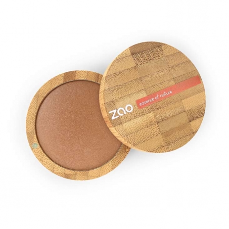 Zao Organic Makeup - Mineral Cooked Powder, 343 Golden Bronze