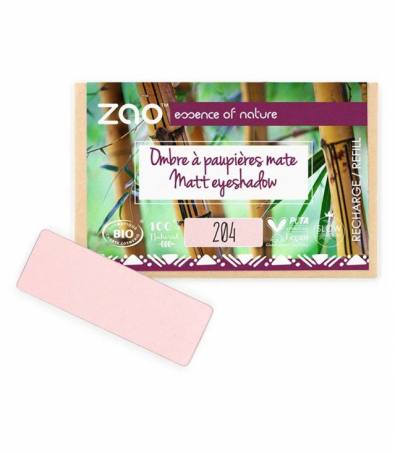 Zao Organic Makeup - Matt Eyeshadow Rectangular, Refill, 204 Golden Ol