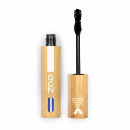 Zao Organic Makeup - Daring Volume Mascara, Sapphire Blue