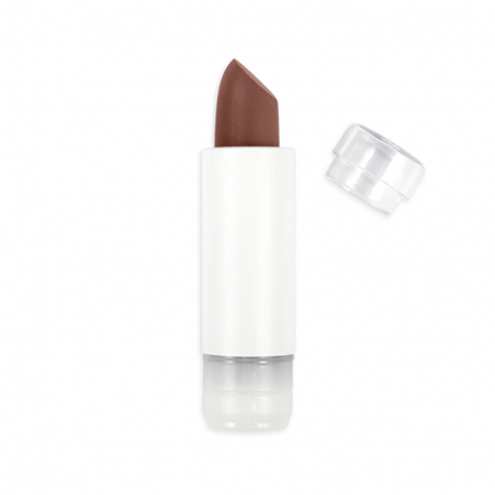 Zao Organic Makeup - Classic Lipstick, Refill, 466 Chocolate